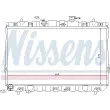 NISSENS 67494 - Radiateur, refroidissement du moteur