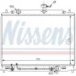 NISSENS 67504 - Radiateur, refroidissement du moteur