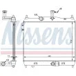 NISSENS 67512 - Radiateur, refroidissement du moteur