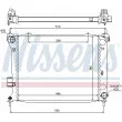 NISSENS 67549 - Radiateur, refroidissement du moteur