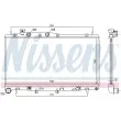 NISSENS 67739 - Radiateur, refroidissement du moteur