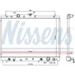 NISSENS 68116 - Radiateur, refroidissement du moteur