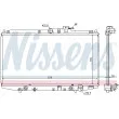 NISSENS 68117 - Radiateur, refroidissement du moteur