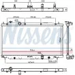 NISSENS 681394 - Radiateur, refroidissement du moteur
