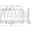 NISSENS 681409 - Radiateur, refroidissement du moteur