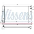 NISSENS 68511 - Radiateur, refroidissement du moteur