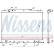 NISSENS 68525 - Radiateur, refroidissement du moteur