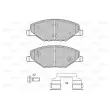 VALEO 601353 - Jeu de 4 plaquettes de frein avant