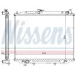 NISSENS 68708A - Radiateur, refroidissement du moteur