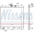 NISSENS 68728 - Radiateur, refroidissement du moteur