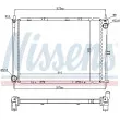 NISSENS 68731 - Radiateur, refroidissement du moteur