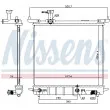 NISSENS 68755 - Radiateur, refroidissement du moteur