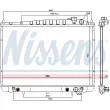 NISSENS 68766 - Radiateur, refroidissement du moteur