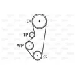 VALEO 614510 - Pompe à eau + kit de courroie de distribution