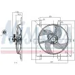 NISSENS 85027 - Ventilateur, refroidissement du moteur