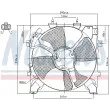 NISSENS 85045 - Ventilateur, condenseur de climatisation