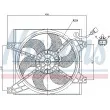 NISSENS 85085 - Ventilateur, refroidissement du moteur