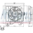 NISSENS 85090 - Ventilateur, refroidissement du moteur