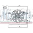 NISSENS 85105 - Ventilateur, refroidissement du moteur