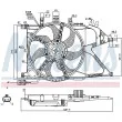 NISSENS 85196 - Ventilateur, refroidissement du moteur