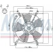 NISSENS 85241 - Ventilateur, refroidissement du moteur