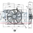 NISSENS 85252 - Ventilateur, refroidissement du moteur