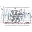 NISSENS 85258 - Ventilateur, refroidissement du moteur