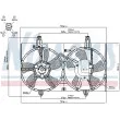 NISSENS 85280 - Ventilateur, refroidissement du moteur