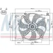 NISSENS 85290 - Ventilateur, refroidissement du moteur