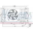 NISSENS 85318 - Ventilateur, refroidissement du moteur