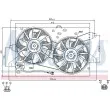 NISSENS 85483 - Ventilateur, refroidissement du moteur