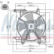 NISSENS 85493 - Ventilateur, refroidissement du moteur
