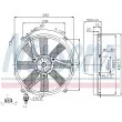 NISSENS 85702 - Ventilateur, refroidissement du moteur