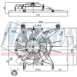 NISSENS 85768 - Ventilateur, refroidissement du moteur