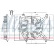 NISSENS 85893 - Ventilateur, refroidissement du moteur