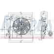 NISSENS 85939 - Ventilateur, refroidissement du moteur