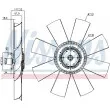 NISSENS 86066 - Embrayage, ventilateur de radiateur