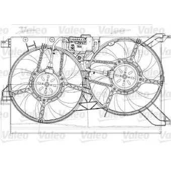 Ventilateur, refroidissement du moteur VALEO 696023