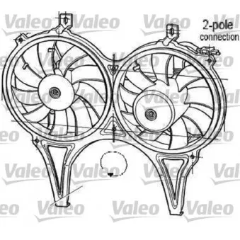 VALEO 696050 - Ventilateur, refroidissement du moteur