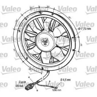 VALEO 696066 - Ventilateur, refroidissement du moteur