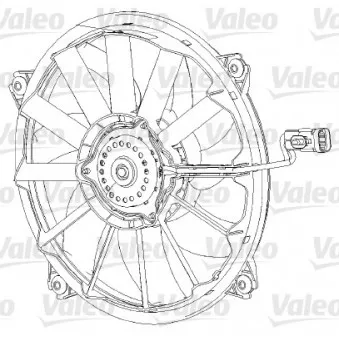 Ventilateur, refroidissement du moteur VALEO OEM 009-014-0002