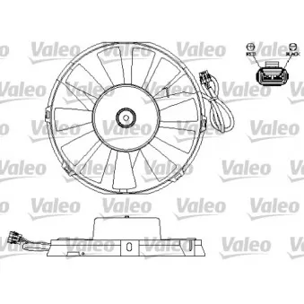 Ventilateur, refroidissement du moteur VALEO [696172]
