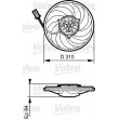 Ventilateur, refroidissement du moteur VALEO [696367]