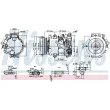 NISSENS 890808 - Compresseur, climatisation