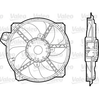 Ventilateur, refroidissement du moteur VALEO OEM 214812415R