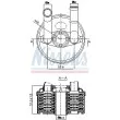 NISSENS 90666 - Radiateur d'huile de boîte automatique