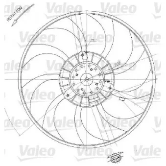 VALEO 698412 - Ventilateur, refroidissement du moteur