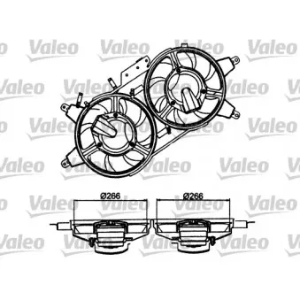 Ventilateur, refroidissement du moteur VALEO 698482