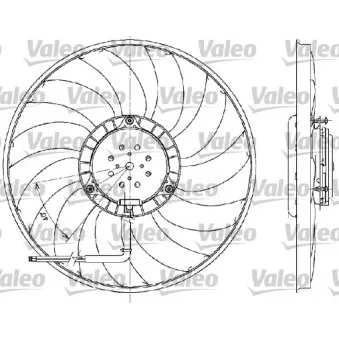 Ventilateur, refroidissement du moteur VALEO 698609 pour AUDI A6 3.0 - 218cv