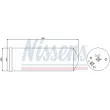 NISSENS 95065 - Filtre déshydratant, climatisation